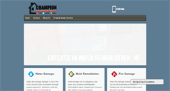 Desktop Screenshot of championrestorationexperts.com